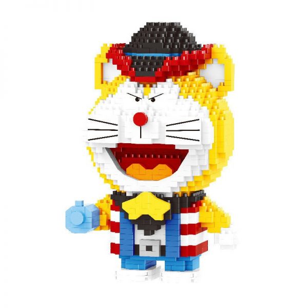 LP 200516 Anime Doraemon USA Star Cat Robot Animal Pet 3D Model DIY Mini Diamond Blocks 5 - LOZ™ MINI BLOCKS