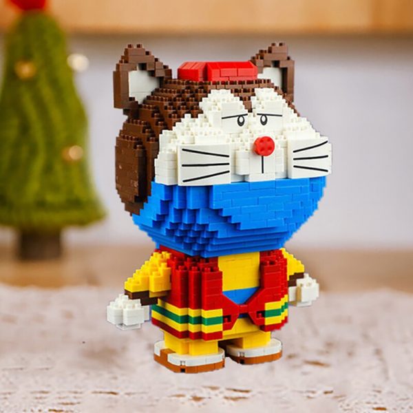 LP 200519 Anime Doraemon Russia Mask Cat Robot Animal 3D Model DIY Mini Diamond Blocks Bricks 1 - LOZ™ MINI BLOCKS