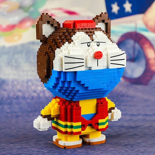 LP 200519 Anime Doraemon Russia Mask Cat Robot Animal 3D Model DIY Mini Diamond Blocks Bricks 2 - LOZ™ MINI BLOCKS