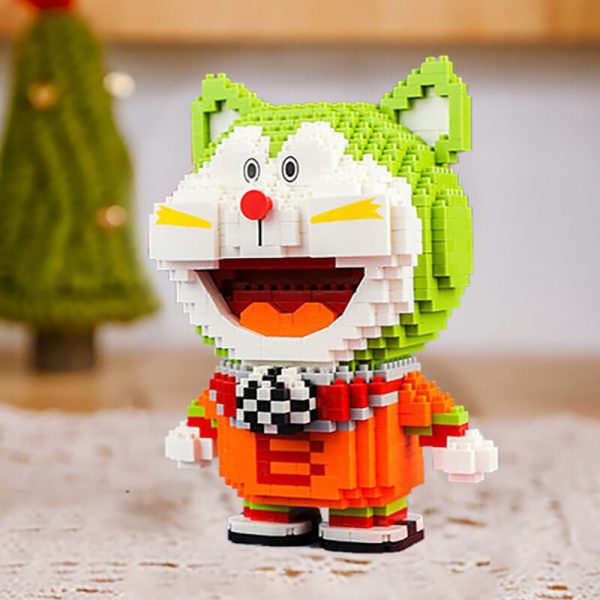 LP 200520 Anime Doraemon Brazil Soccer Cat Animal Pet 3D Model DIY Mini Diamond Blocks Bricks 1 - LOZ™ MINI BLOCKS