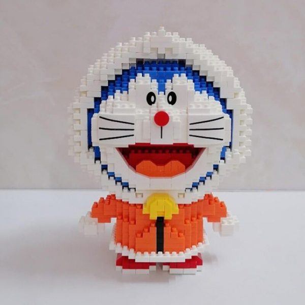 LP 200522 Anime Doraemon Winter South Pole Cat Animal 3D Model DIY Mini Diamond Blocks Bricks 1 - LOZ™ MINI BLOCKS