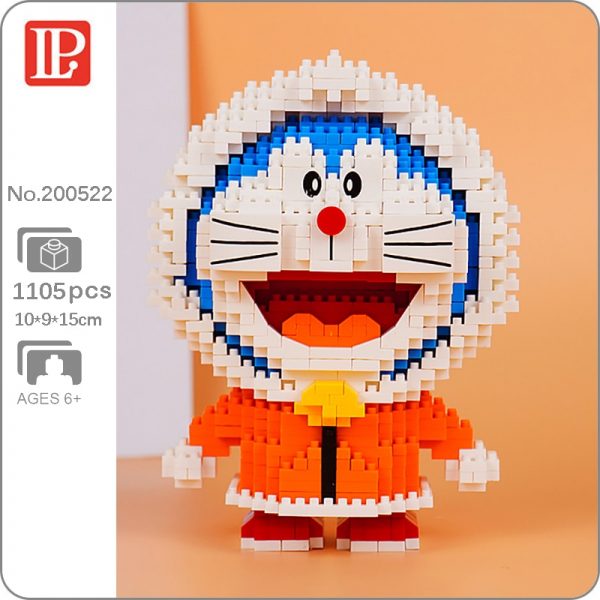 LP 200522 Anime Doraemon Winter South Pole Cat Animal 3D Model DIY Mini Diamond Blocks Bricks - LOZ™ MINI BLOCKS