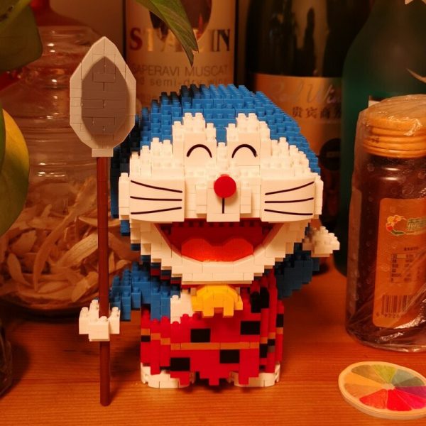 LP 200525 Anime Doraemon Wild Savage Cat Animal Pet 3D Model DIY Mini Diamond Blocks Bricks 2 - LOZ™ MINI BLOCKS