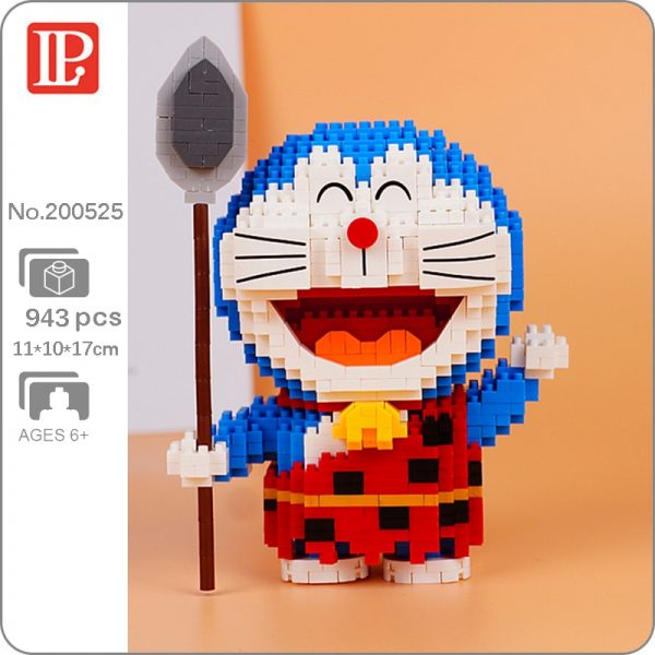 LP 200525 Anime Doraemon Wild Savage Cat Animal Pet 3D Model DIY Mini Diamond Blocks Bricks - LOZ™ MINI BLOCKS