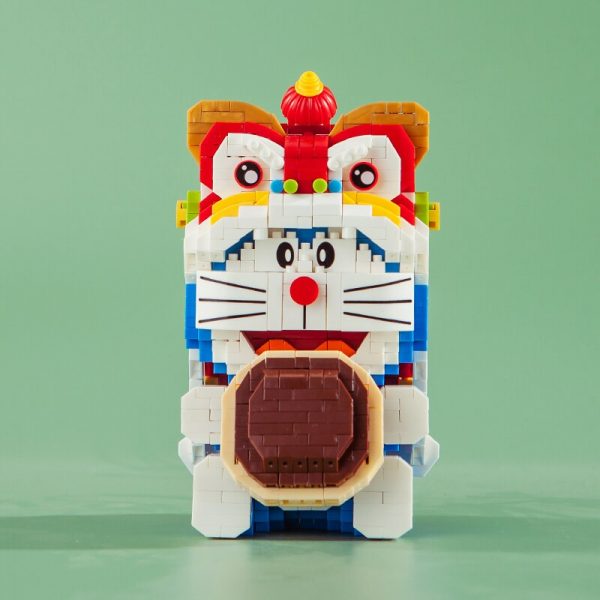 LP 210532 Anime Doraemon Lion Dance Dorayaki Food Cat Animal Robot Mini Diamond Blocks Bricks Building 2 - LOZ™ MINI BLOCKS