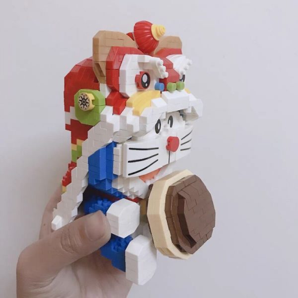 LP 210532 Anime Doraemon Lion Dance Dorayaki Food Cat Animal Robot Mini Diamond Blocks Bricks Building 4 - LOZ™ MINI BLOCKS