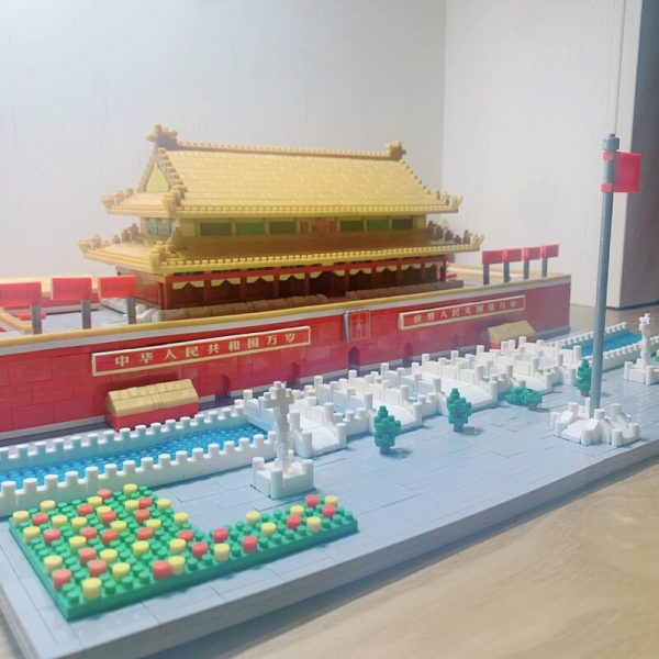 Lezi 8016 World Architecture Tiananmen Square Flower 3D Model DIY Mini Diamond Blocks Bricks Building Toy 2 - LOZ™ MINI BLOCKS