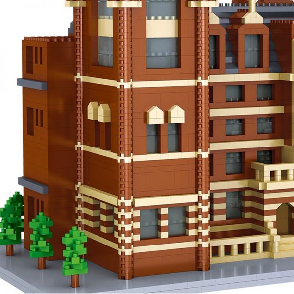 Lezi 8035 World Architecture Royal College of Music School Model DIY Mini Diamond Blocks Bricks Building 3 - LOZ™ MINI BLOCKS