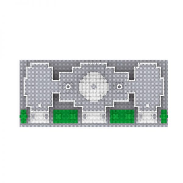 Lezi 8045 World Architecture USA The White House 3D Model DIY Mini Diamond Blocks Bricks Building 3 - LOZ™ MINI BLOCKS