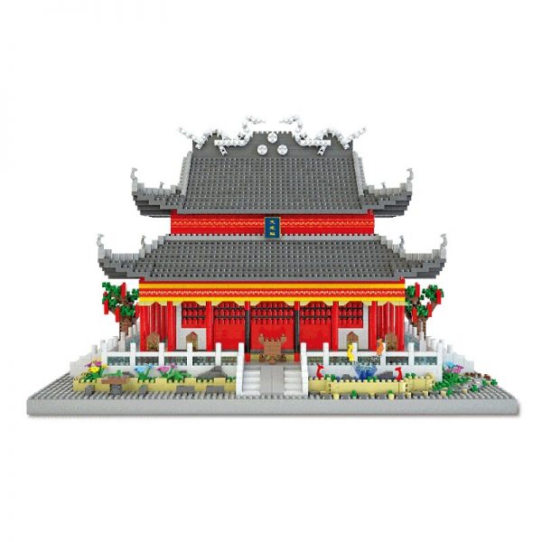 Lezi 8054 Chinese Architecture Ancient Nanjing Confucius Temple DIY Mini Diamond Blocks Bricks Building Toy for 1 - LOZ™ MINI BLOCKS
