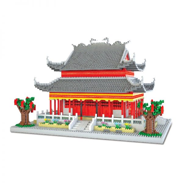 Lezi 8054 Chinese Architecture Ancient Nanjing Confucius Temple DIY Mini Diamond Blocks Bricks Building Toy for 3 - LOZ™ MINI BLOCKS