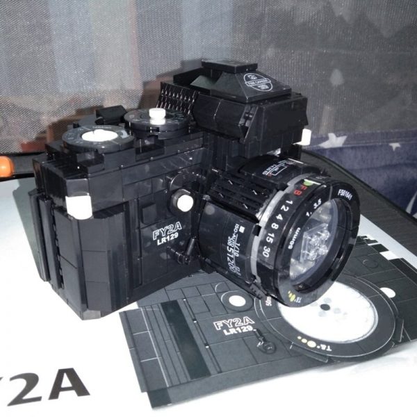 Lin 00844 Black SLR Digital Camera Machine 3D Model 627pcs DIY Small Mini Blocks Bricks Building 1 - LOZ™ MINI BLOCKS