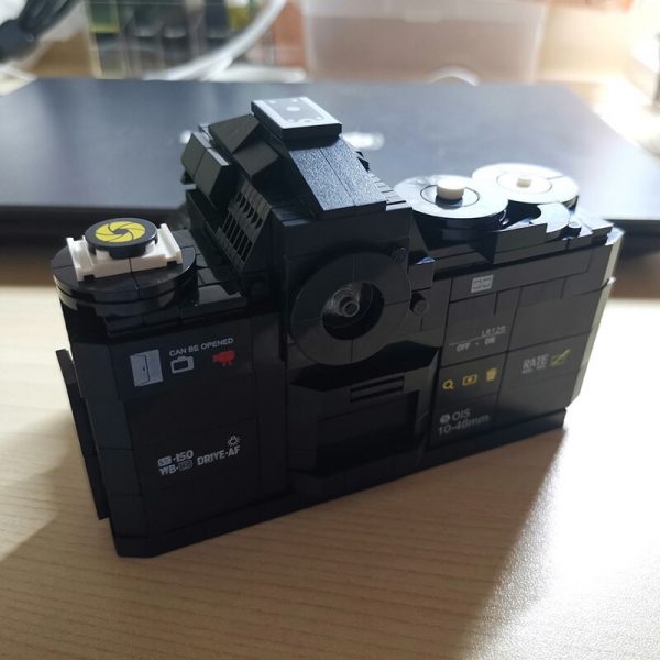 Lin 00844 Black SLR Digital Camera Machine 3D Model 627pcs DIY Small Mini Blocks Bricks Building 5 - LOZ™ MINI BLOCKS