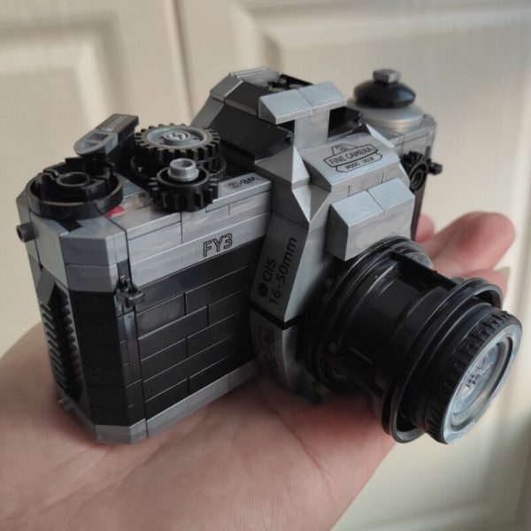Lin 00846 Silver SLR Digital Camera Machine 3D Model 405pcs DIY Small Mini Blocks Bricks Building 1 - LOZ™ MINI BLOCKS
