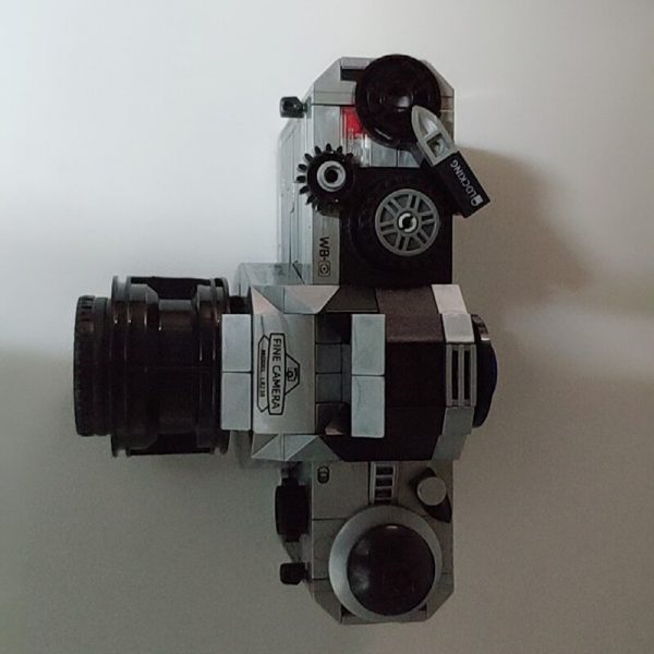 Lin 00846 Silver SLR Digital Camera Machine 3D Model 405pcs DIY Small Mini Blocks Bricks Building 4 - LOZ™ MINI BLOCKS
