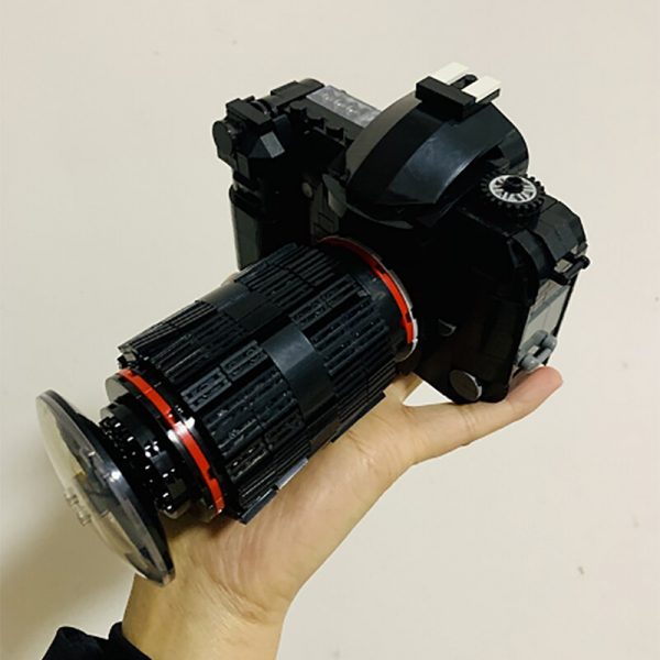 Lin 00849 Long Wide Lenses SLR Camera Machine 3D Model 813pcs DIY Small Mini Blocks Bricks 2 - LOZ™ MINI BLOCKS