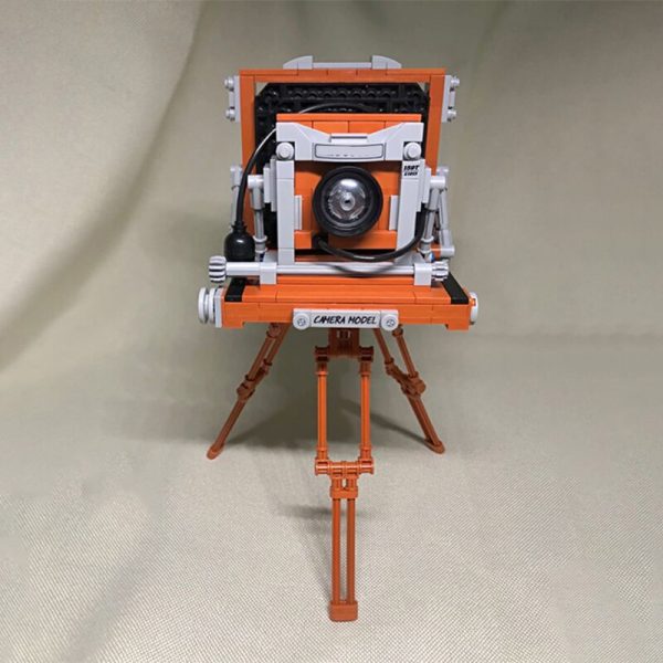 Lin 00904 Vintage Flashbulb Camera Foldable Support Machine 3D Model DIY Mini Blocks Bricks Building Toy 1 - LOZ™ MINI BLOCKS