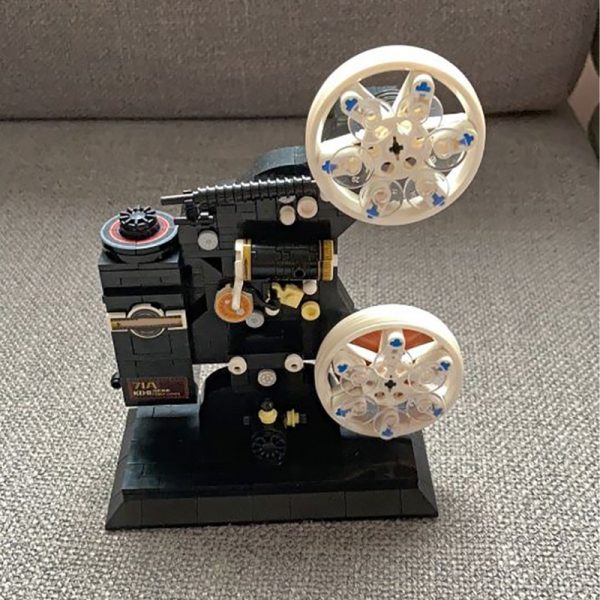 Lin 00907 Vintage Camera Film Projector Gears Technic Machine 3D Model DIY Mini Blocks Bricks Building 1 - LOZ™ MINI BLOCKS