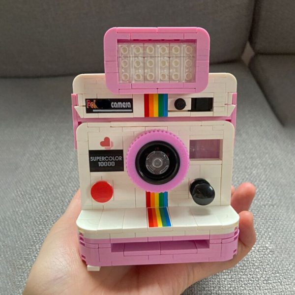Lin 00909 Rainbow Digital Instant Camera Love Photo Machine 3D Model DIY Mini Blocks Bricks Building 3 - LOZ™ MINI BLOCKS