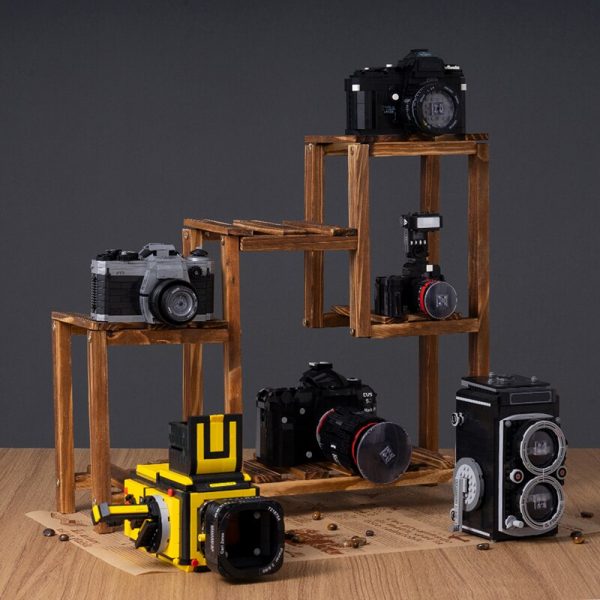 Lin Advanced Digital Long Wide Lenses SLR Hand Operated Retro Camera Machine Mini Blocks Bricks Building 1 - LOZ™ MINI BLOCKS