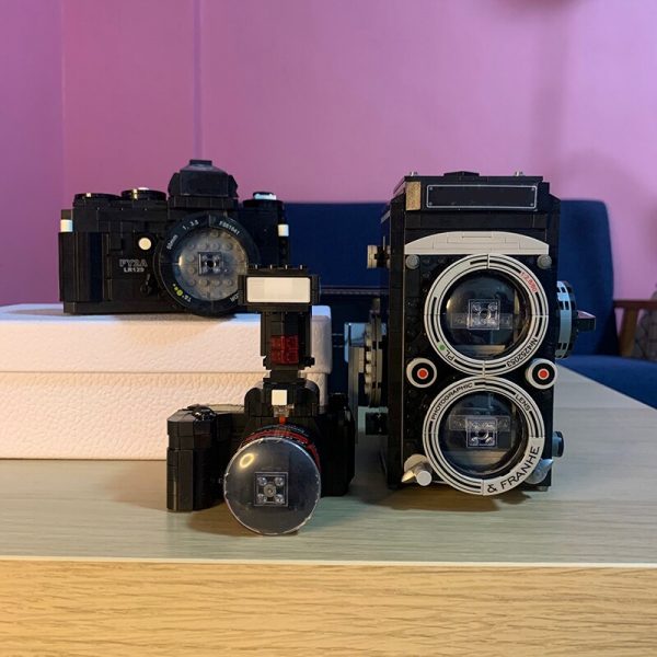 Lin Advanced Digital Long Wide Lenses SLR Hand Operated Retro Camera Machine Mini Blocks Bricks Building 2 - LOZ™ MINI BLOCKS