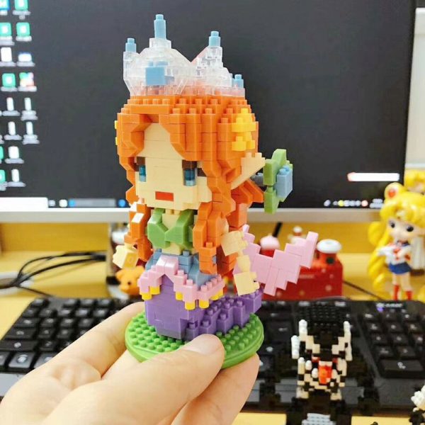 MCO WG13 Fairy Tale Princess Girl Queen Miss Sea Beauty Character 3D Mini Diamond Blocks Bricks 1 - LOZ™ MINI BLOCKS