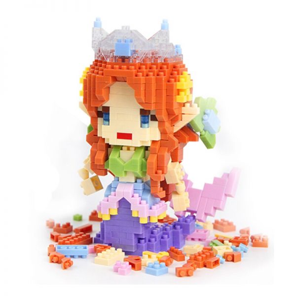 MCO WG13 Fairy Tale Princess Girl Queen Miss Sea Beauty Character 3D Mini Diamond Blocks Bricks 5 - LOZ™ MINI BLOCKS