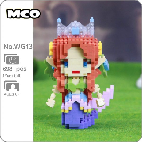 MCO WG13 Fairy Tale Princess Girl Queen Miss Sea Beauty Character 3D Mini Diamond Blocks Bricks - LOZ™ MINI BLOCKS