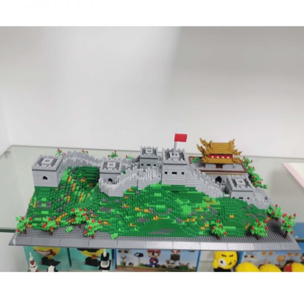 PZX 9924 World Architecture The Great Wall Tower Palace 3D Model DIY Mini Diamond Blocks Bricks 2 - LOZ™ MINI BLOCKS