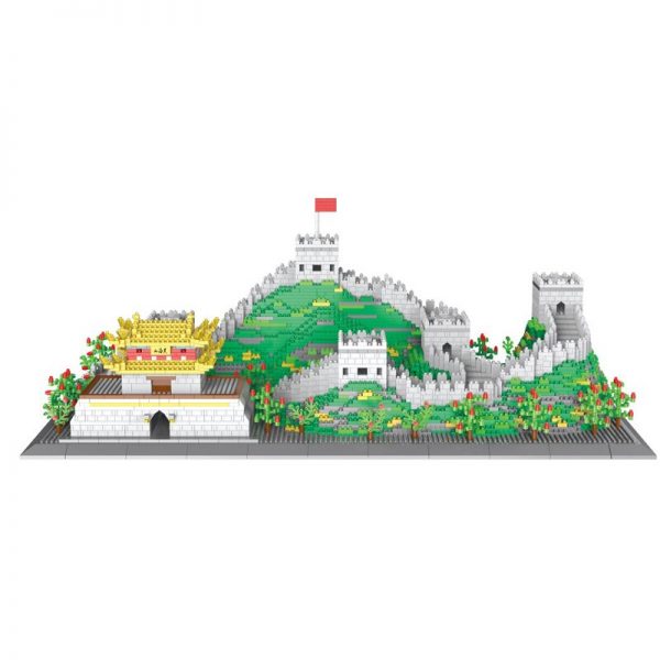 PZX 9924 World Architecture The Great Wall Tower Palace 3D Model DIY Mini Diamond Blocks Bricks 4 - LOZ™ MINI BLOCKS