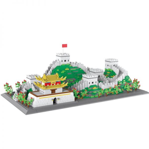 PZX 9924 World Architecture The Great Wall Tower Palace 3D Model DIY Mini Diamond Blocks Bricks 5 - LOZ™ MINI BLOCKS