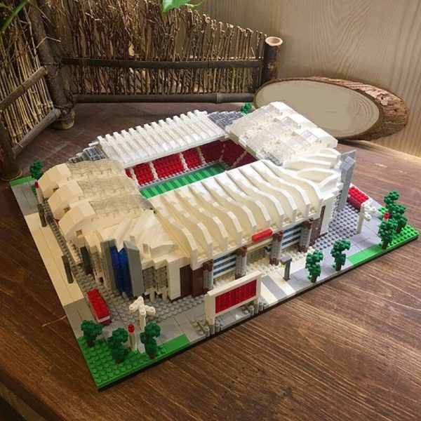 PZX World Architecture Football Old Trafford Stadium Soccer Field 3D Mini Diamond Blocks Bricks Building Toy 3 - LOZ™ MINI BLOCKS
