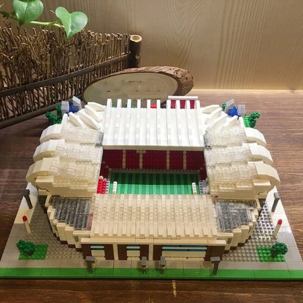 PZX World Architecture Football Old Trafford Stadium Soccer Field 3D Mini Diamond Blocks Bricks Building Toy 4 - LOZ™ MINI BLOCKS