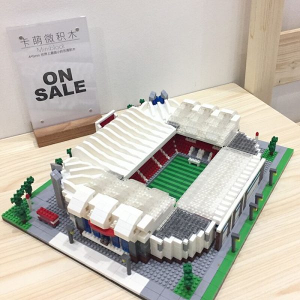 PZX World Architecture Football Old Trafford Stadium Soccer Field 3D Mini Diamond Blocks Bricks Building Toy 5 - LOZ™ MINI BLOCKS