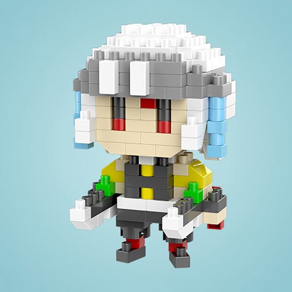 SC 4011 10 Anime Demon Slayer Uzui Tengen Warrior Ninja Monster DIY Mini Diamond Blocks Bricks 2 - LOZ™ MINI BLOCKS