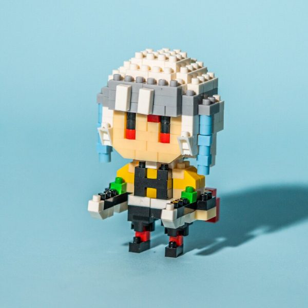 SC 4011 10 Anime Demon Slayer Uzui Tengen Warrior Ninja Monster DIY Mini Diamond Blocks Bricks 3 - LOZ™ MINI BLOCKS
