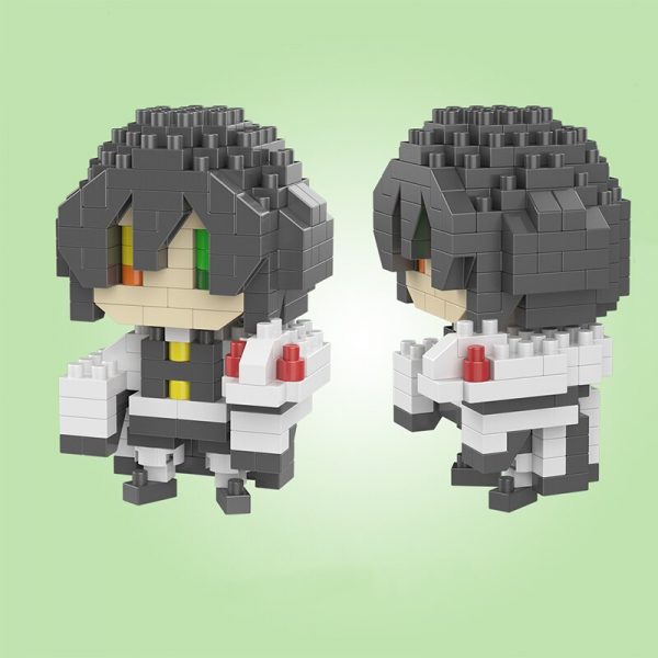 SC 4011 11 Anime Demon Slayer Iguro Obanai Warrior Ninja Monster DIY Mini Diamond Blocks Bricks 1 - LOZ™ MINI BLOCKS