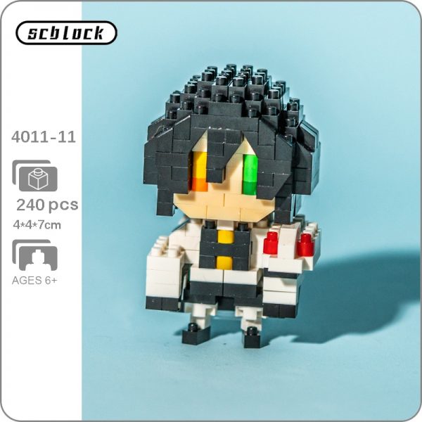 SC 4011 11 Anime Demon Slayer Iguro Obanai Warrior Ninja Monster DIY Mini Diamond Blocks Bricks - LOZ™ MINI BLOCKS