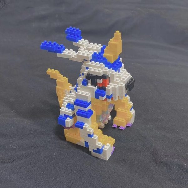 SC 5002 Anime Digimon Gabumon Digital Monster Wolf Animal 3D Model Mini Diamond Blocks Bricks Building 5 - LOZ™ MINI BLOCKS