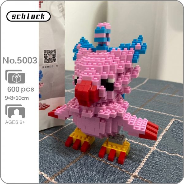 SC 5003 Anime Digimon Piyomon Digital Monster Bird Animal 3D Model Mini Diamond Blocks Bricks Building - LOZ™ MINI BLOCKS