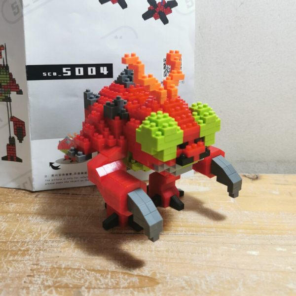 SC 5004 Anime Digimon Tentomon Digital Monster Beetle Animal Model Mini Diamond Blocks Bricks Building Toy 2 - LOZ™ MINI BLOCKS