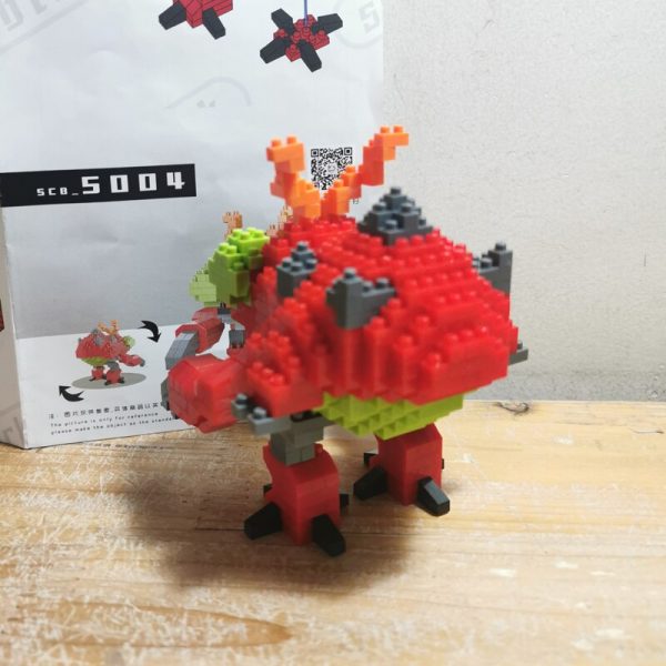 SC 5004 Anime Digimon Tentomon Digital Monster Beetle Animal Model Mini Diamond Blocks Bricks Building Toy 4 - LOZ™ MINI BLOCKS