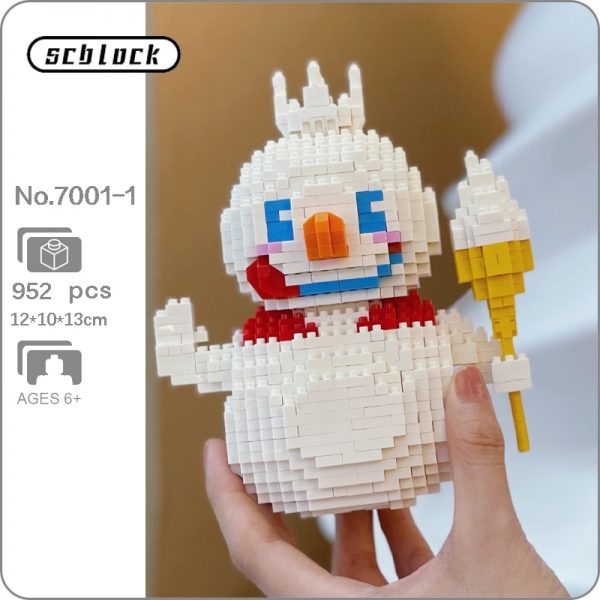 SC 7001 1 Snowman Ice Cream King Cartoon Christmas Doll Figure Model Mini Diamond Blocks Bricks - LOZ™ MINI BLOCKS