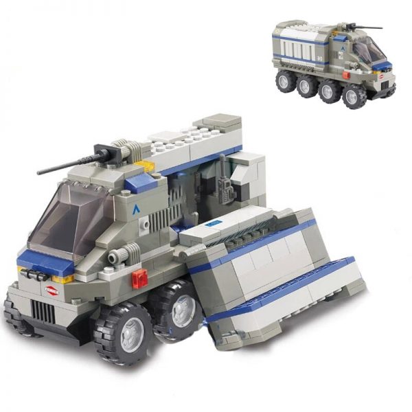 Sluban B0201 Force Transport Amy Truck Transform To Military Automobile Base Mini Blocks Bricks Building Toy 3 - LOZ™ MINI BLOCKS