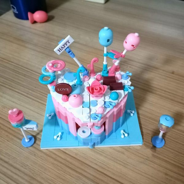 Sluban B0705H Food Court Candy Birthday Cake Shop Store Restaurant Assembly Mini Blocks Bricks Building Toy 1 - LOZ™ MINI BLOCKS