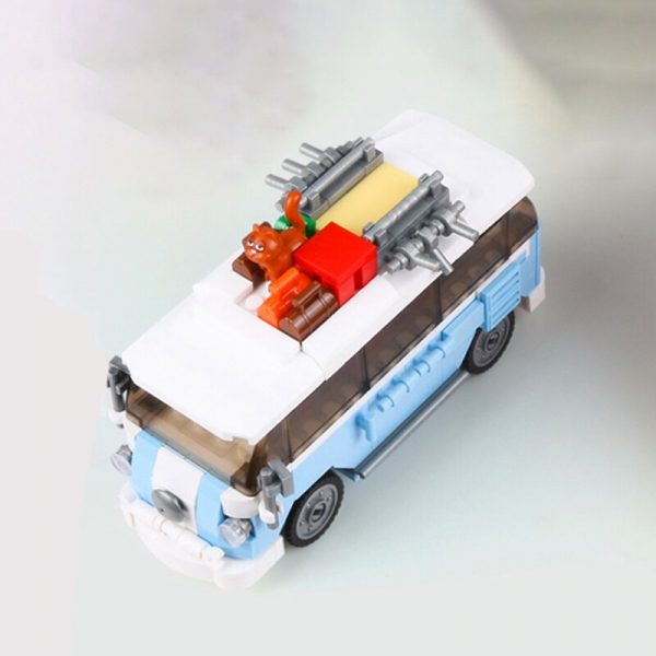 Sluban B0707 Station Wagon Travel Car Vehicle City Traffic Automobile Model Mini Blocks Bricks Building Toy 1 - LOZ™ MINI BLOCKS