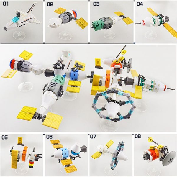 Sluban B0731 Space Adventure International Space Station Base Satellites DIY Mini Blocks Bricks Building Toy for 4 - LOZ™ MINI BLOCKS