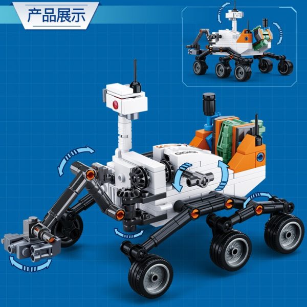 Sluban B0733 Space Adventure Exploration Car Robot Truck Machine Astronaut Mini Blocks Bricks Building Toy for 1 - LOZ™ MINI BLOCKS