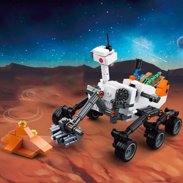 Sluban B0733 Space Adventure Exploration Car Robot Truck Machine Astronaut Mini Blocks Bricks Building Toy for 3 - LOZ™ MINI BLOCKS