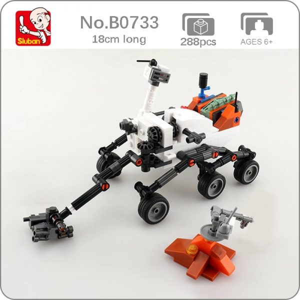 Sluban B0733 Space Adventure Exploration Car Robot Truck Machine Astronaut Mini Blocks Bricks Building Toy for - LOZ™ MINI BLOCKS